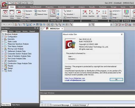 Download MIDAS GEN 2019 version 2.2 Full Crack.